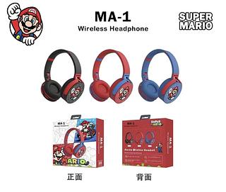 Super Mario Fone De Ouvido Bluetooch Dobrável