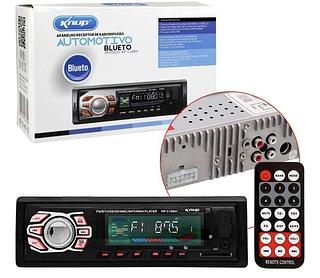 Som Automotivo 60W Bluetooth Auto Radio Som Carro Kp-c15bh