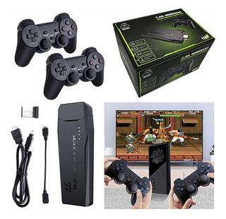 2 Controles Wireless Lite Game Stick Com Dual 2.4g M8