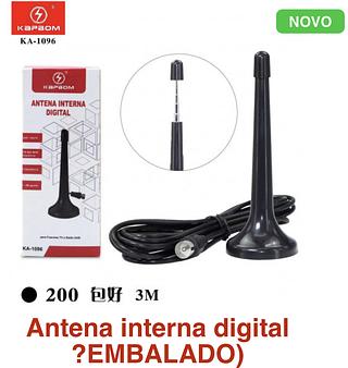 Antena tv Interna Digital Externa Com Cabo 3m。ka-1096