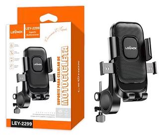 SUPORTE DE CELULAR PARA BICICLETA E MOTO ATE 6.6" LEHMOX LEY-2299
