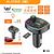 Transmissor FM Bluetooth mp3 Veicular Usb Rápido 3.1A Carregador Celular Carro Adaptador Som Automotivo Veicular Rápido