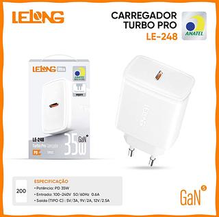 Carregador De Celular Tipoc 35w Tecnologia Gan-lelong