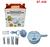 Kit Fatiador Ralador Cortador de Legumes Verduras Frutas Multifuncional Com Lâminas em Inox