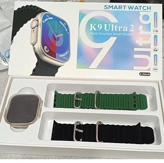 Smartwatch K9 ultra 2 cores variadas unissex 49mm 2 pulseiras carregador