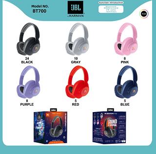 ￼Fone De Ouvido Headphone Bt700 Bass Sem Fio Sd Bluetooth Jb