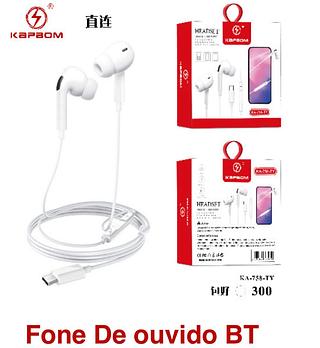 fone para celular entrada type-c BLUETOOTH 100% fuciona type-c