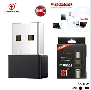 Mini Adaptador Wireless Usb 2.4ghz Wifi 950mbps Nano Sem Fio