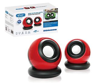 Mini Caixa De Som Alto Falante Knup KP-601 para Computador PC Notebook