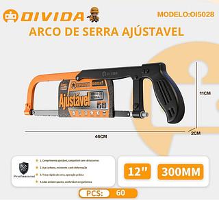 ARCO DE SERRA AJUSTAVEL 12POLEGADO