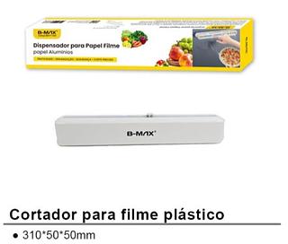 Cortador Plastico Filme e folha de alumínio Cozinha Alimento Embalagem Produto Manual—BMAX