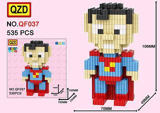 BLOCOS DE MONTAR COM 535 PECAS .BLOCOS DE CONSTRUÇÃO Super Homem