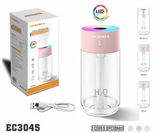 Umidificador E Aromatizador Led Multicolorido E Temporizador 280ml