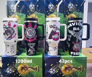 Copo Térmico 1200ml Aço Inox Presente—CORINTHIANS