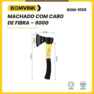 MACHADO COM CABO FIBRA-600G
