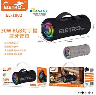 Caixa de Som Bluetooth 30W RGB