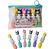 Kit marca texto Kuromi caneta de papelaria fofa kawaii 6 cores caneta