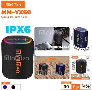 Caixa De Som rádio Bluetooth Tws Potente 25h Bateria Portátil 5000mAh Potente a prova d' água IPX6-envio rápido （Tem um vídeo por trás disso）