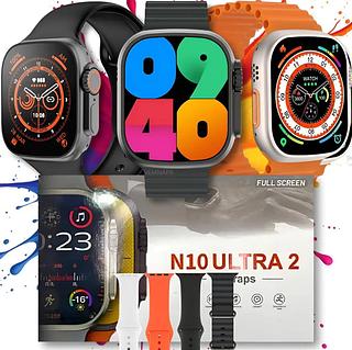 Relógio Smartwatch N10 Ultra 2 Responde Mensagem 4 Pulseiras