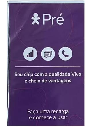 ￼Chip ViVO 4g/Compatível 5G Cadastra em qualquer DDD