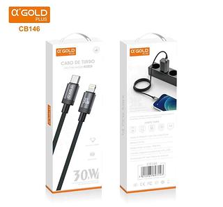 Cabo de Carregamento Premium turbo 30W Tipo-C para iPhone