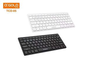 Teclado Bluetooth Touchpad Slim Membrana S/ Fio Imantado Usb