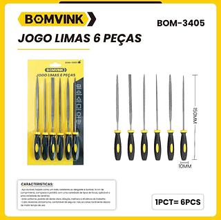 JOGO LIMAS 6 PECAS—BOMVINK