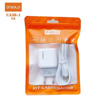 Carregador de celular AGOLD 3.1a V8 sacola