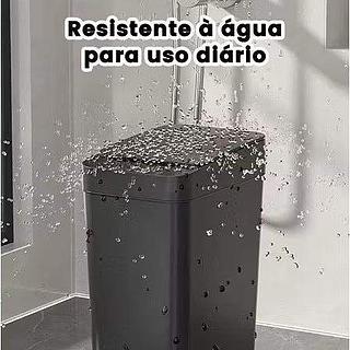 12L Lixeira Automática Inteligente com Sensor, Fácil de Abrir, Lixeira Doméstica de Toque