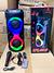 Caixa De Som Bluetooth Karaoke Wireless Com microfone com luz