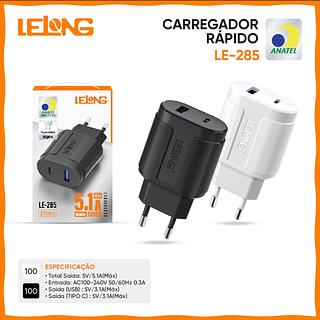 FONTE LELONG 5.1a ANALEL TYPE-C E USB