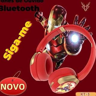Crianças Fone de ouvido Bluetooth JB KT-3 Desenho animado Marvel/Homem-Aranha/Homem de Ferro