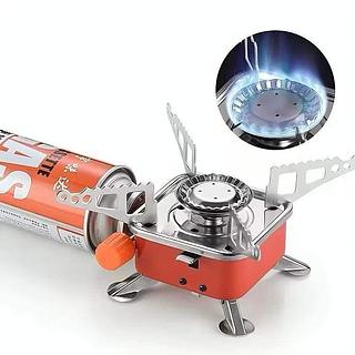 Fogareiro Portátil Fogão á Gás Ingnição Automática Camping Viagem Dobrável