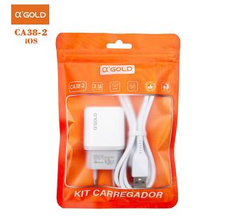 Carregador de celular AGOLD 3.1a iphone sacola