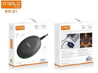 Carregador Por Indução Sem Fio 20w Turbo Gold