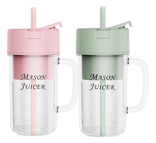 Mini Garrafa Liquidificador Misturador Portatil 500ml