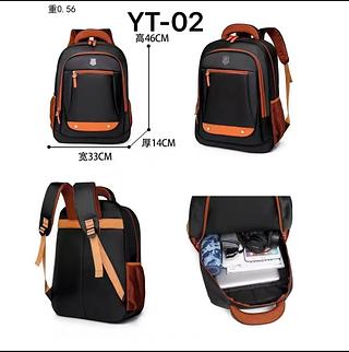 Mochila Grande Masculina Feminina Impermeável Cabo de Aço ou Super Reforçada Universitária-(caramelo)