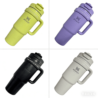 ￼Caneca Jumbo com canudo 1000ml Caneca isolada de aço inoxidável 316 Garrafa de água fria STANLEY