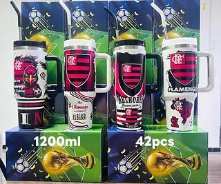 Copo Térmico 1200ml Aço Inox Presente—FLAMENGO
