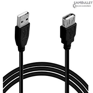 ￼Cabo Extensor Usb 1,5M Fêmea X Macho