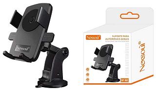 ￼Suporte Carro Celular GPS Universal Painel e Parabrisa Resistente Ventosa Ajustável Rotação 360°