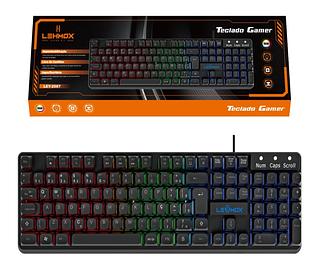 Teclado Gamer Multimídia Madset Te130 Knup Led Rgb Usb Abnt2