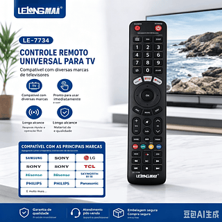 Controle Remoto Universal Para Smart Tv
