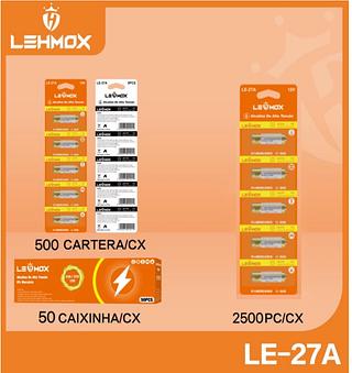 Cartelas Bateria Pilha 27a 12v Alarme Portão