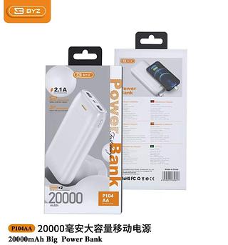 Power bank 20000mah carregador portátil