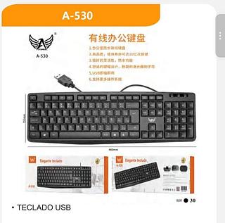 Teclado Com Fio Usb Pc Computador Notebook