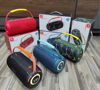 Caixa de Som Bluetooth Grande Extra Bass 20W com LED RGB Boombox Tem um vídeo