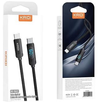 CABO CELULAR SUPER RAPIDO Tipo-C para Tipo-C—KAIDI