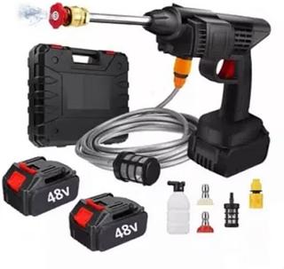 Lavadora Jato Portátil Recarregável Com 2 Baterias 48v+Maleta