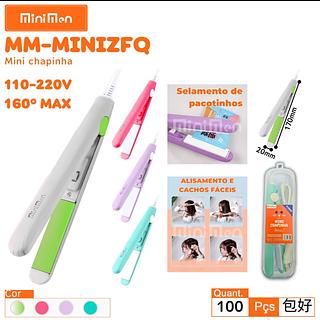 Mini Chapinha Prancha De Cabelo Portátil Com Case Transporte 110v-220v